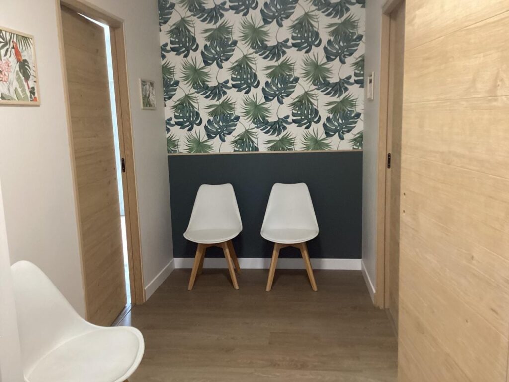 Salle d'attente cabinet sophrologie